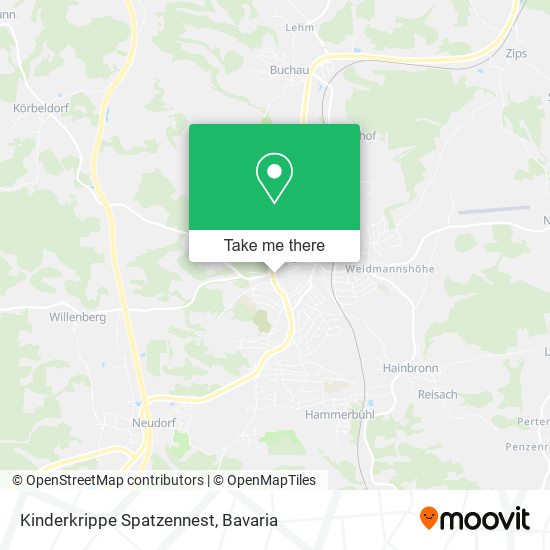 Kinderkrippe Spatzennest map
