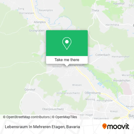Карта Lebensraum In Mehreren Etagen