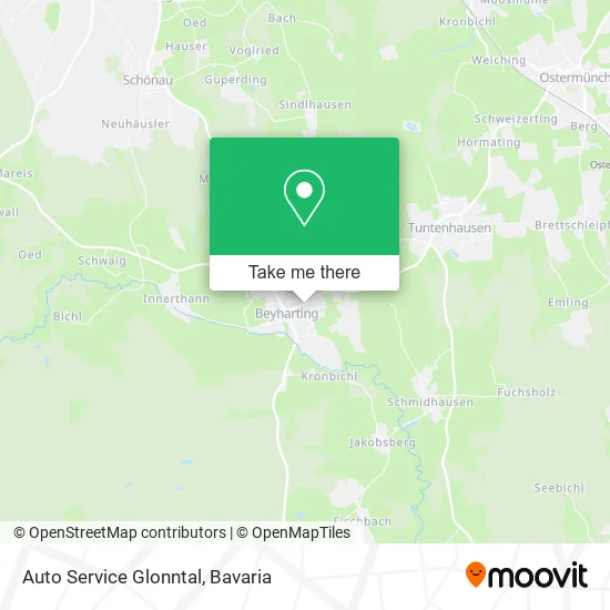 Карта Auto Service Glonntal