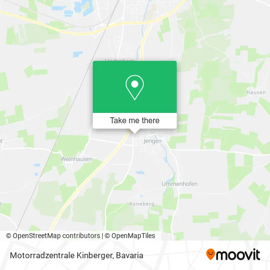 Карта Motorradzentrale Kinberger