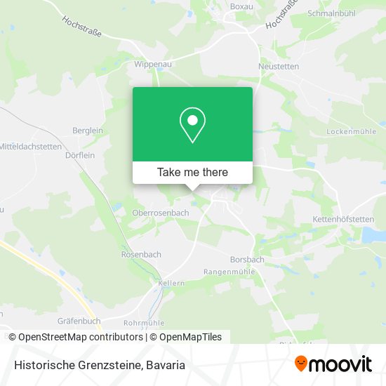 Historische Grenzsteine map