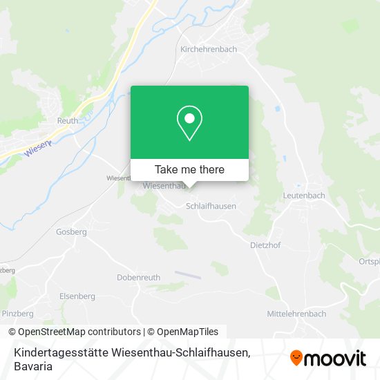 Kindertagesstätte Wiesenthau-Schlaifhausen map