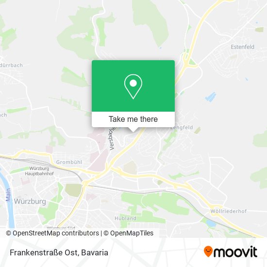 Frankenstraße Ost map