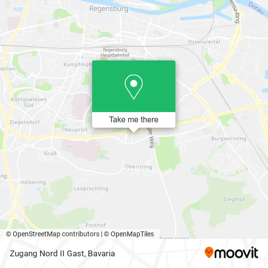 Карта Zugang Nord II Gast