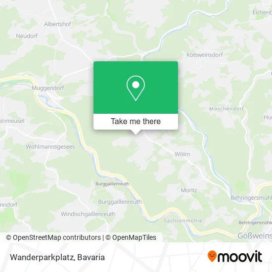 Карта Wanderparkplatz