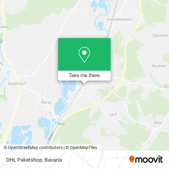 Карта DHL Paketshop