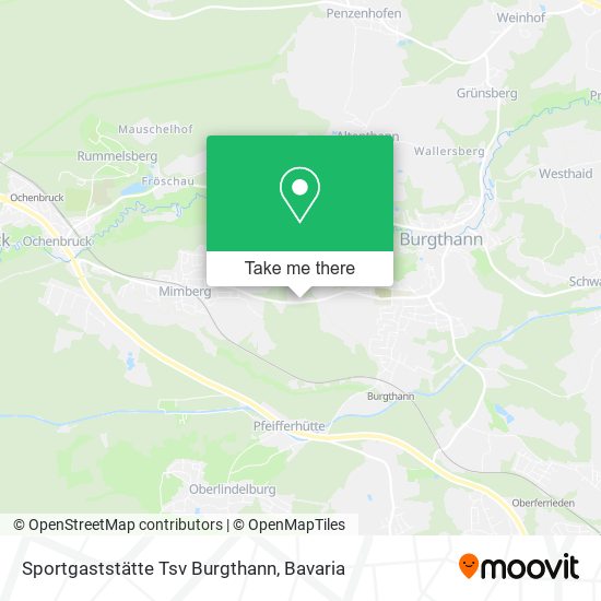 Sportgaststätte Tsv Burgthann map