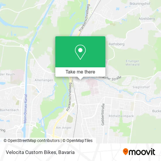 Карта Velocita Custom Bikes