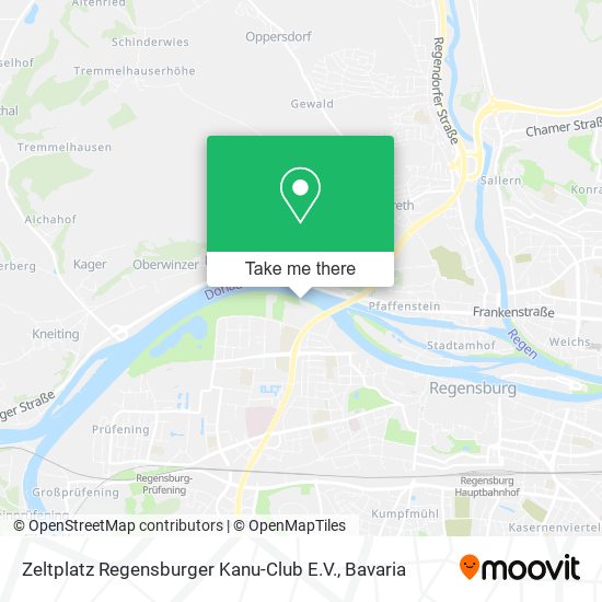 Zeltplatz Regensburger Kanu-Club E.V. map