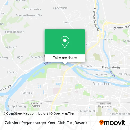 Карта Zeltplatz Regensburger Kanu-Club E.V.