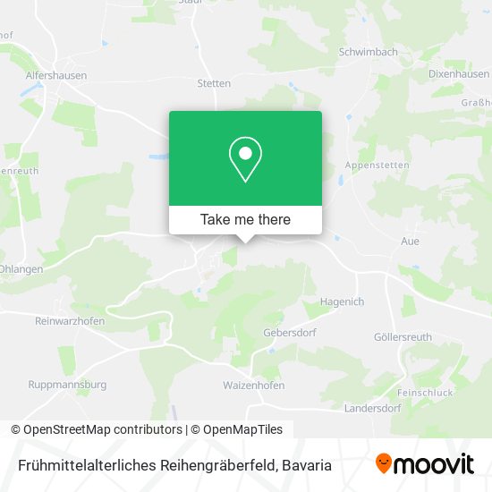 Frühmittelalterliches Reihengräberfeld map