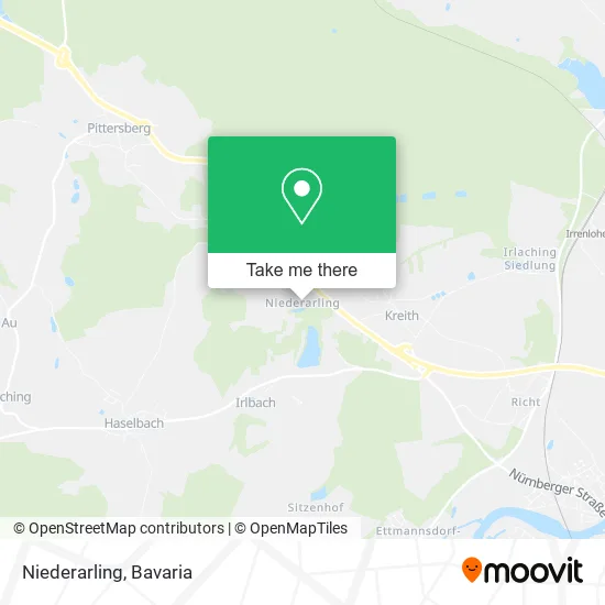 Карта Niederarling