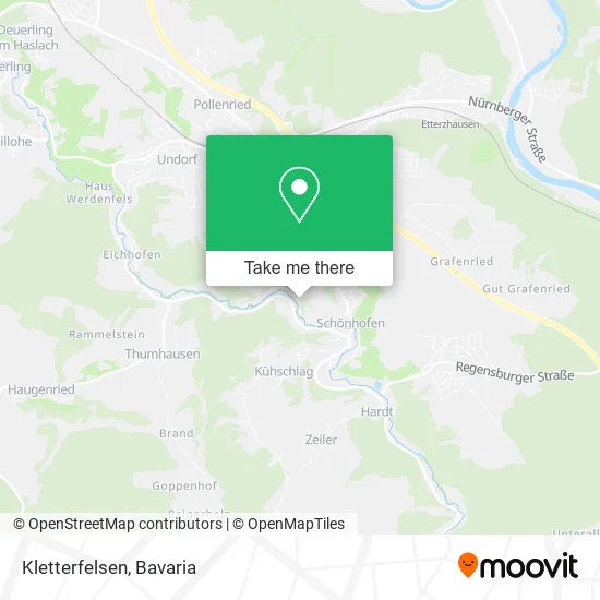 Карта Kletterfelsen