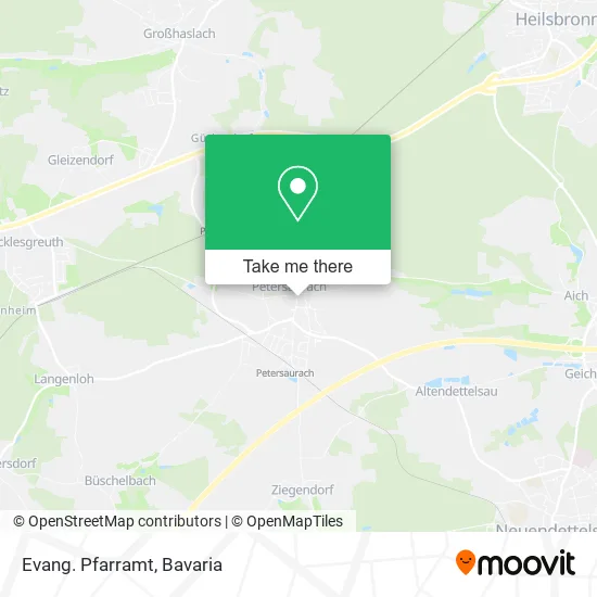 Evang. Pfarramt map