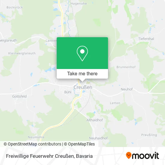 Карта Freiwillige Feuerwehr Creußen