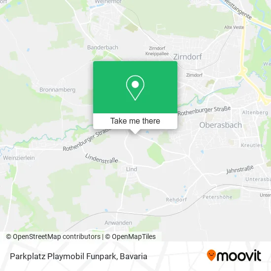 Карта Parkplatz Playmobil Funpark