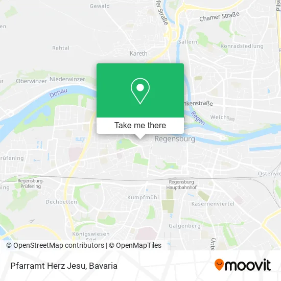 Карта Pfarramt Herz Jesu