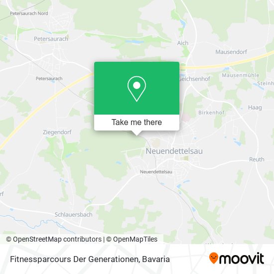 Fitnessparcours Der Generationen map