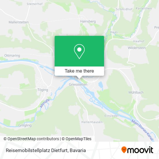 Reisemobilstellplatz Dietfurt map