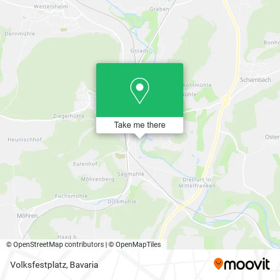 Карта Volksfestplatz