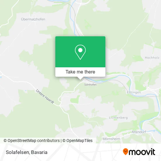 Карта Solafelsen