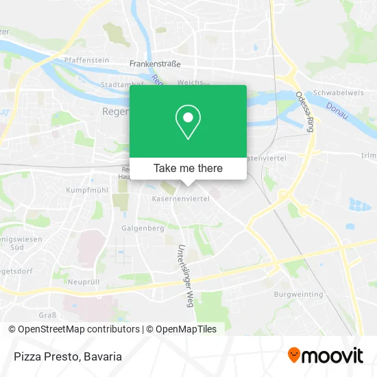Карта Pizza Presto