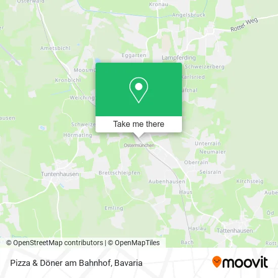 Карта Pizza & Döner am Bahnhof