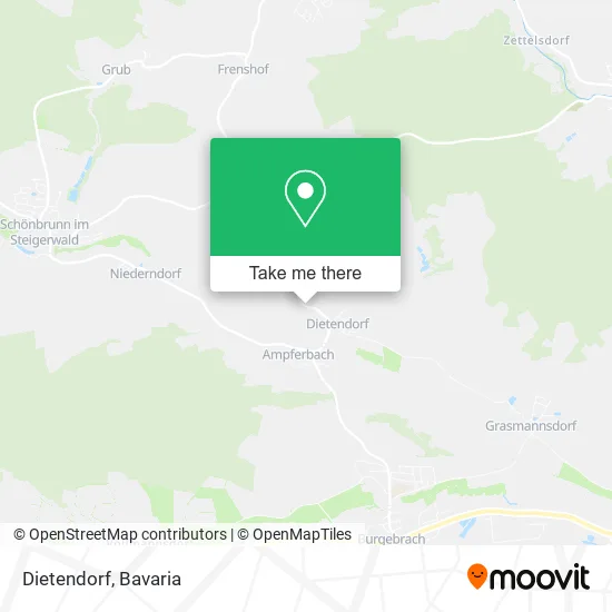 Карта Dietendorf