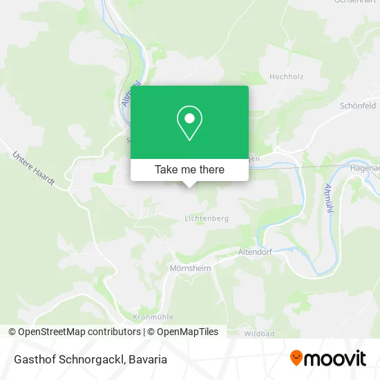 Карта Gasthof Schnorgackl