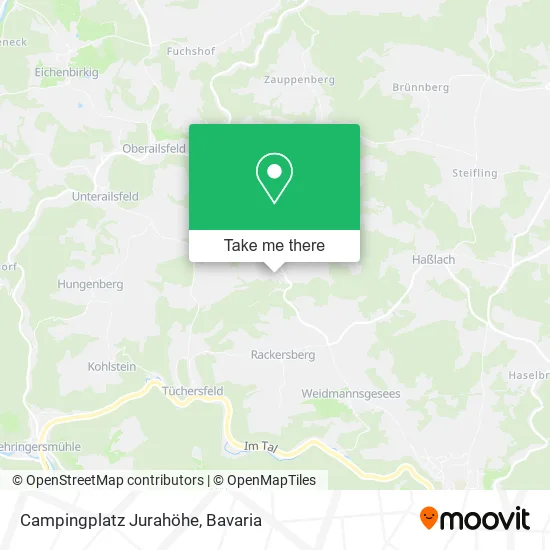 Карта Campingplatz Jurahöhe