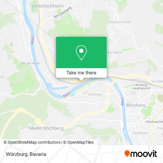 Würzburg map