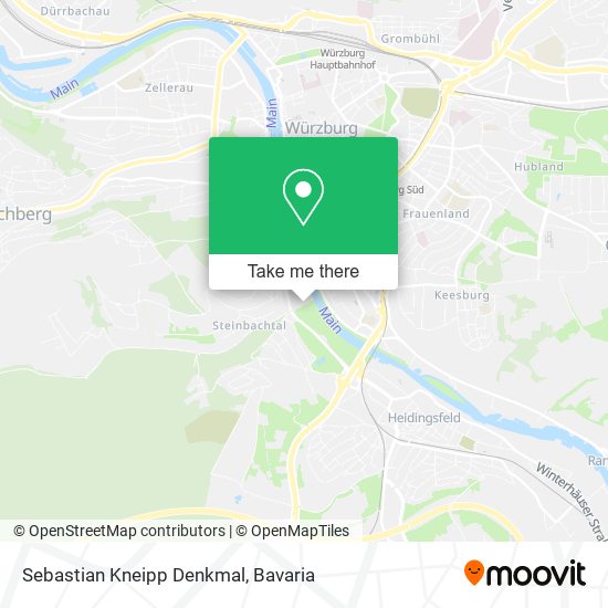 Sebastian Kneipp Denkmal map