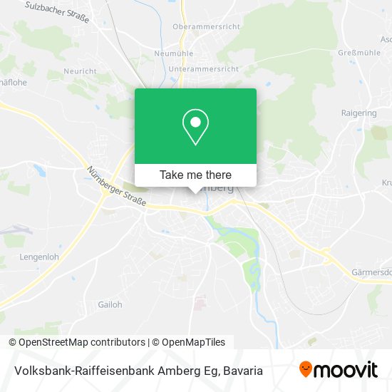 Volksbank-Raiffeisenbank Amberg Eg map