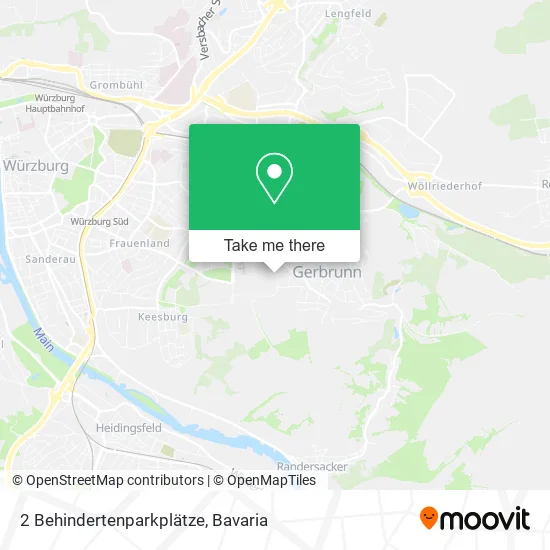 Карта 2 Behindertenparkplätze