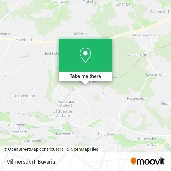 Карта Milmersdorf