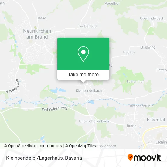 Карта Kleinsendelb./Lagerhaus