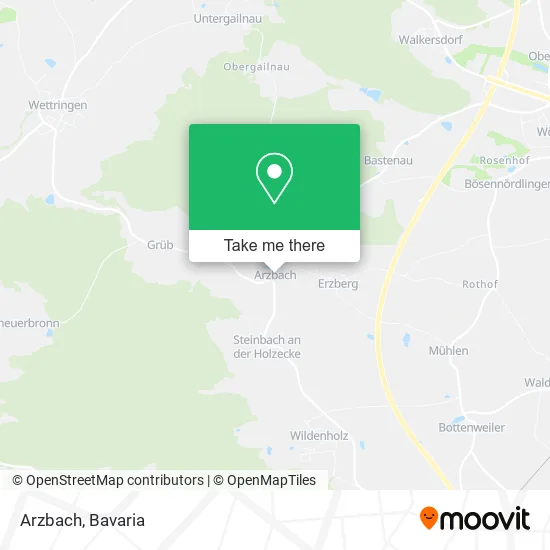 Карта Arzbach