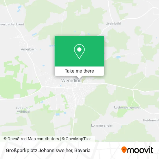 Карта Großparkplatz Johannisweiher
