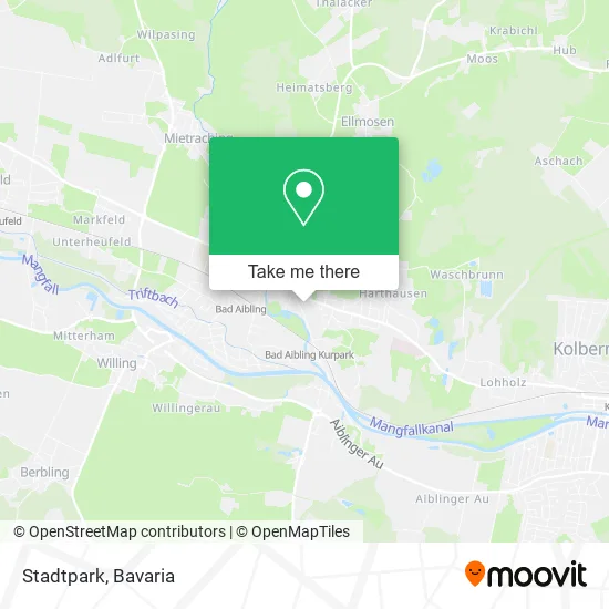 Карта Stadtpark