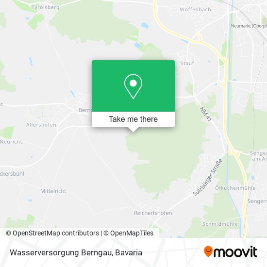 Wasserversorgung Berngau map