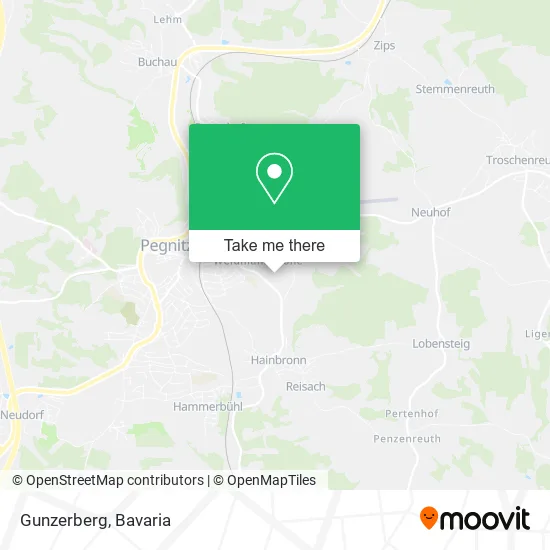 Карта Gunzerberg