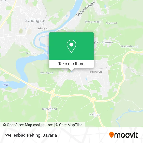 Карта Wellenbad Peiting