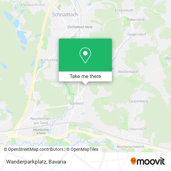 Карта Wanderparkplatz