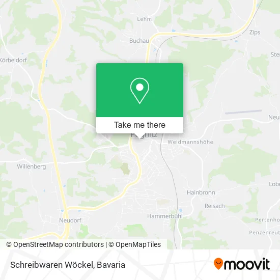 Карта Schreibwaren Wöckel