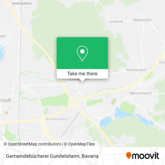 Gemeindebücherei Gundelsheim map