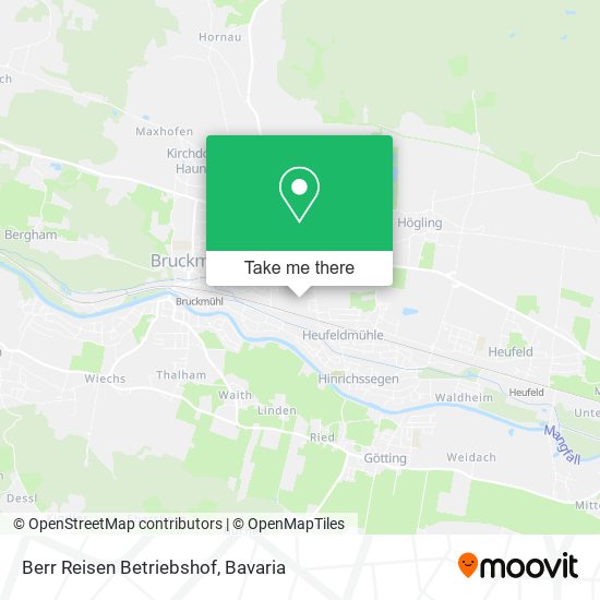 Карта Berr Reisen Betriebshof