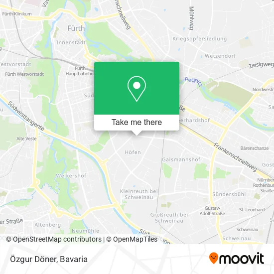 Карта Özgur Döner