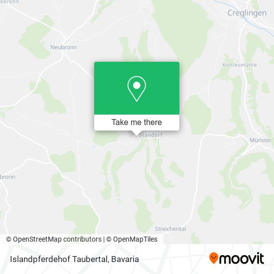 Islandpferdehof Taubertal map