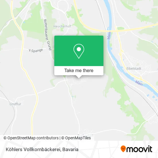 Карта Köhlers Vollkornbäckerei