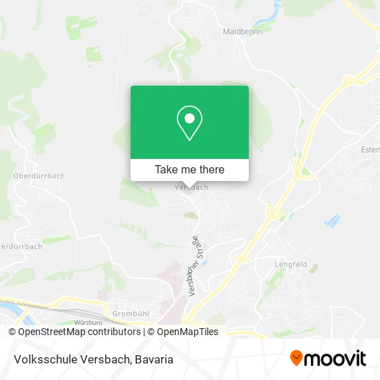 Карта Volksschule Versbach
